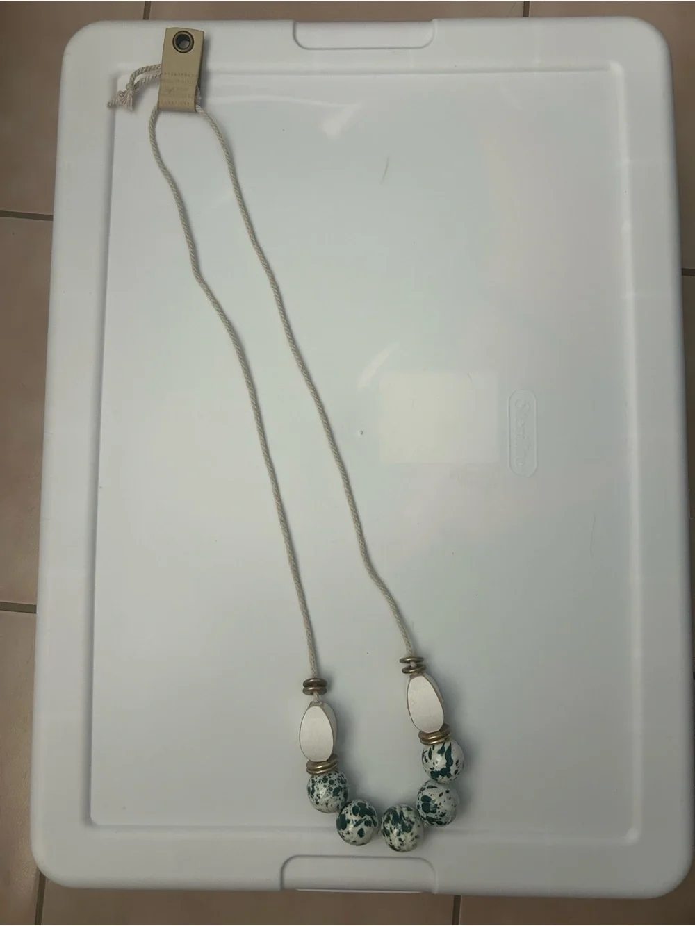 NWT Anthropologie Beaded Necklace